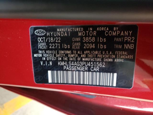 KMHLS4AG3PU451562 Hyundai Elantra SE 13