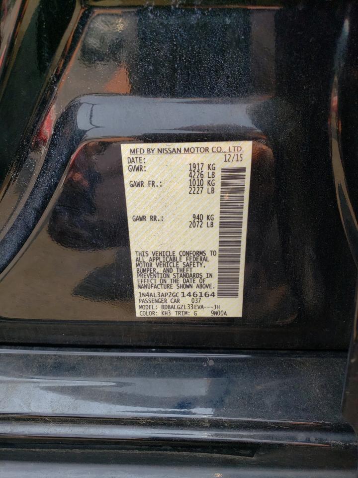 1N4AL3AP2GC146164 NISSAN ALTIMA 2016