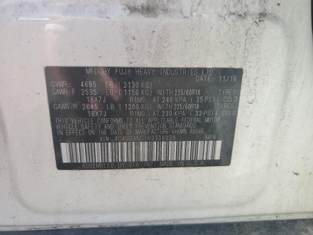 Subaru Outback 2.5i Limited 2017 4S4BSANC7H3308039 Image 13