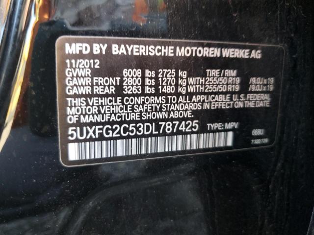 VIN 5UXFG2C53DL787425 2013 BMW X6, Xdrive35I no.14