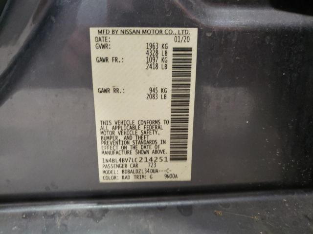 1N4BL4BV7LC214251 Nissan ALTIMA S