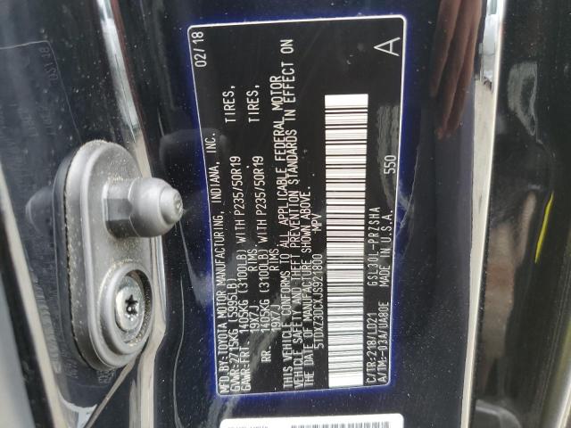 5TDXZ3DCXJS921800 2018 TOYOTA SIENNA - Image 13