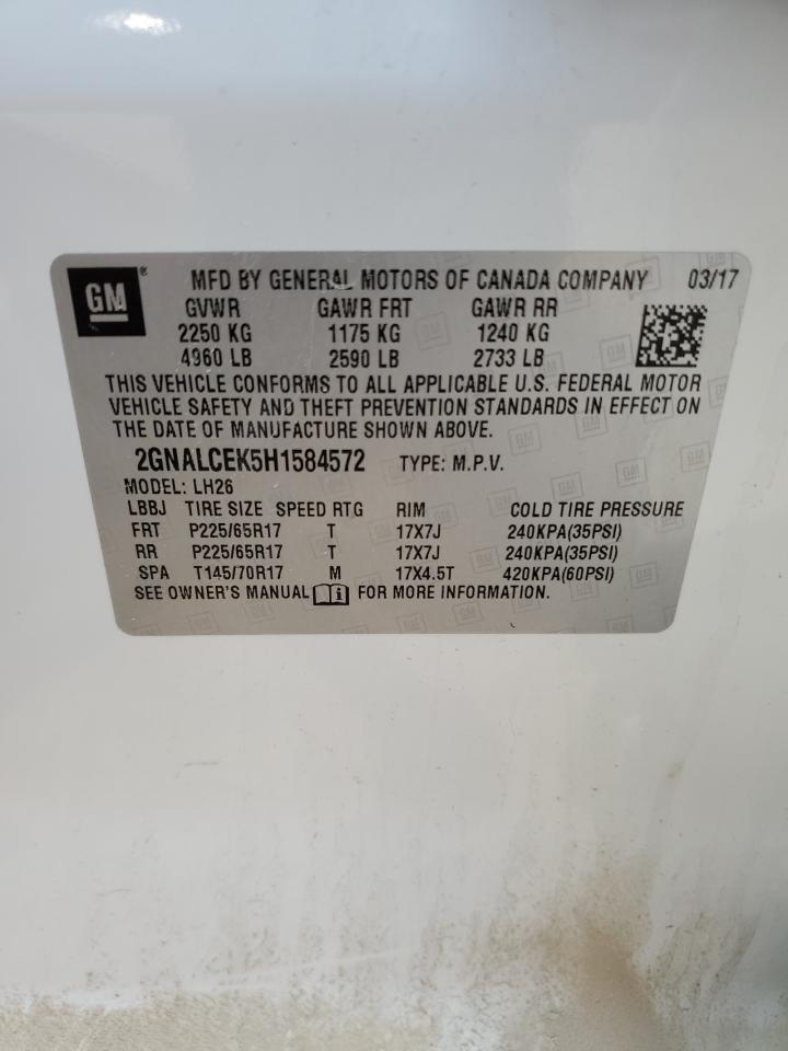 2GNALCEK5H1584572 CHEVROLET EQUINOX 2017