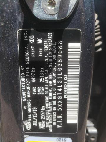 5XXGT4L31LG389088 KIA Optima Lx
