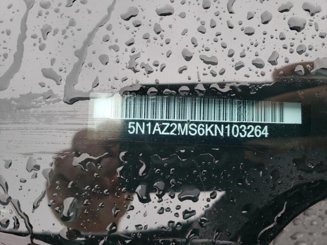 5N1AZ2MS6KN103264 Nissan MURANO S