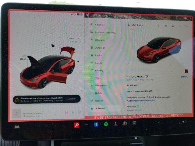 5YJ3E1EA3KF400676 Tesla MODEL 3