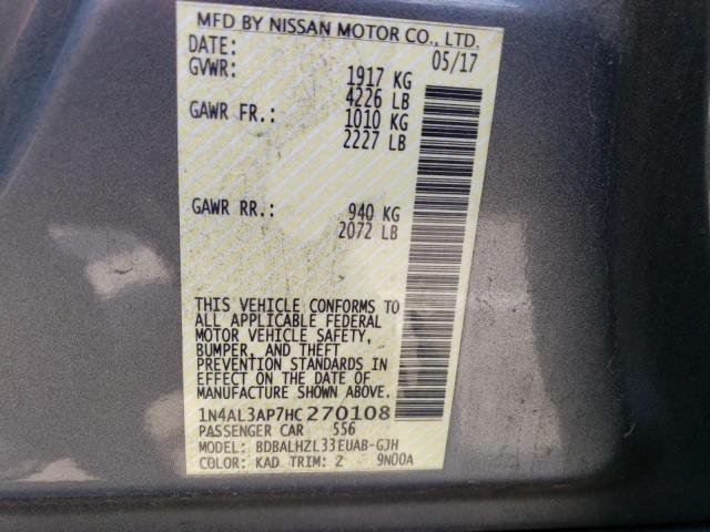 1N4AL3AP7HC270108 Nissan ALTIMA 2.5