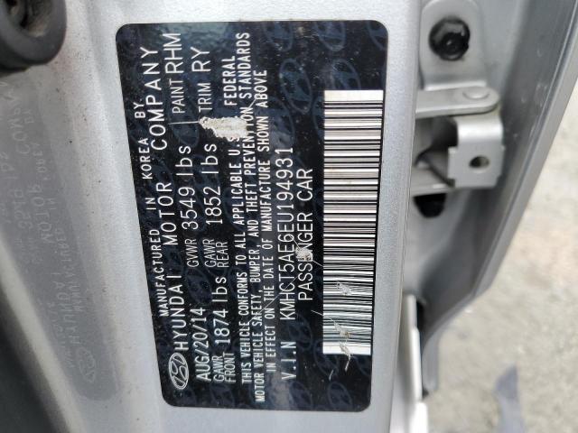 KMHCT5AE6EU194931 Hyundai ACCENT GLS