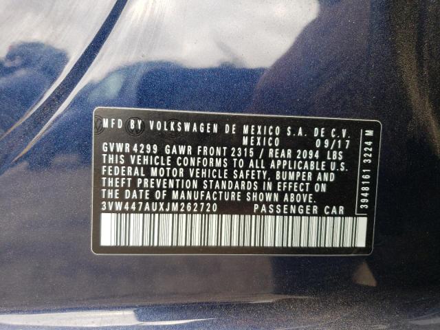 2018 VOLKSWAGEN GTI S/SE - 3VW447AUXJM262720