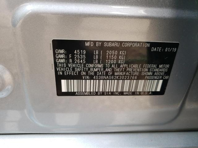 4S3BNAS62K3023766 Subaru Legacy Sport