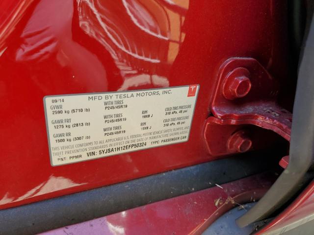 5YJSA1H12EFP50324 Tesla MODEL S