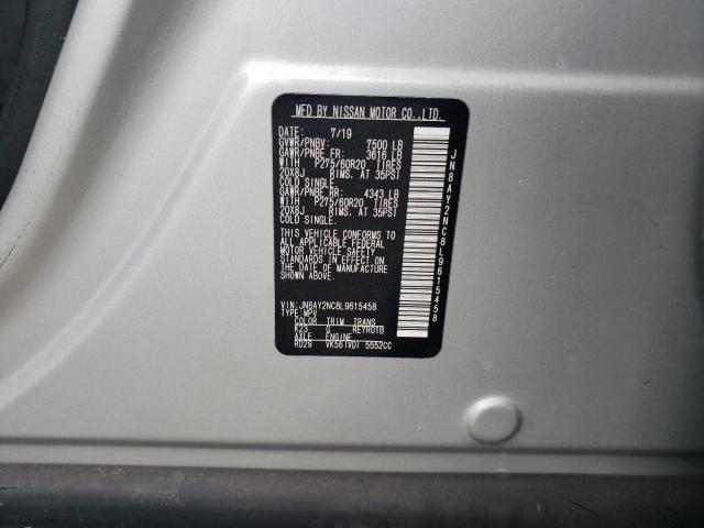 JN8AY2NC8L9615458 Nissan ARMADA SV