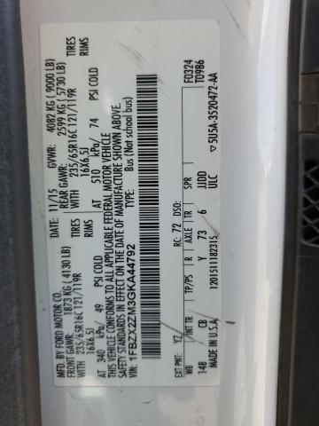 1FBZX2ZM3GKA44792 Ford Transit T-350