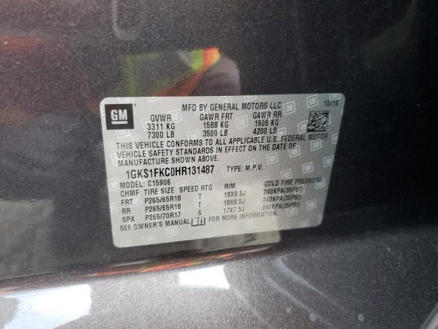 1GKS1FKC0HR131487 GMC Yukon Xl C1500 Sle