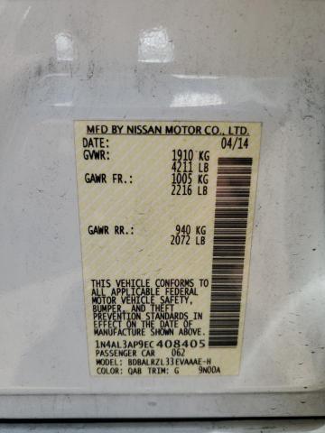 1N4AL3AP9EC408405 Nissan ALTIMA 2.5
