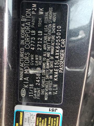 KNAE15LAXK6055010 KIA Stinger