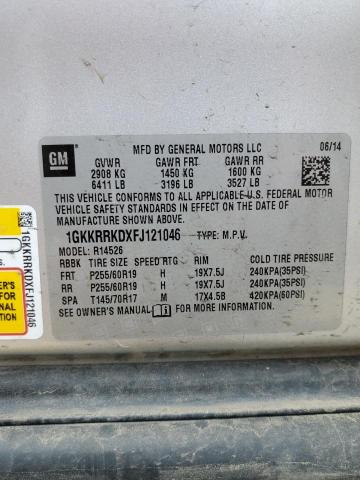 1GKKRRKDXFJ121046 GMC Acadia Slt-1