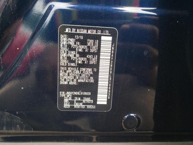 JN8AY2ND9L9106939 Nissan ARMADA SV