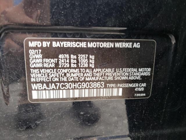 2017 BMW 530 XI - WBAJA7C30HG903863