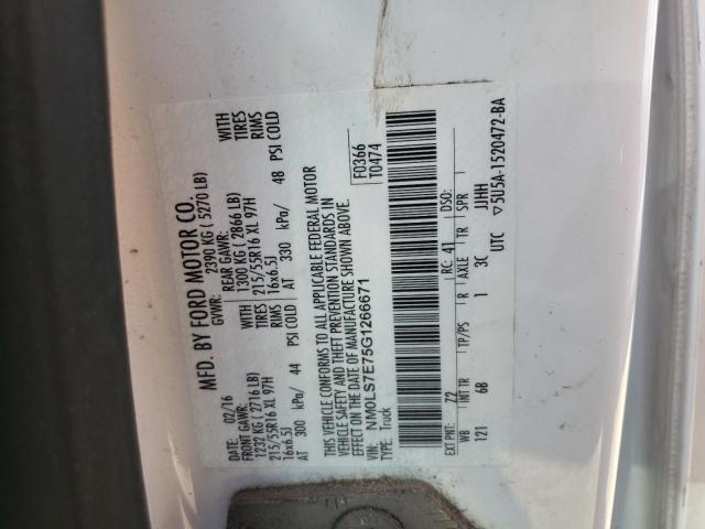 2016 FORD TRANSIT CO - NM0LS7E75G1266671
