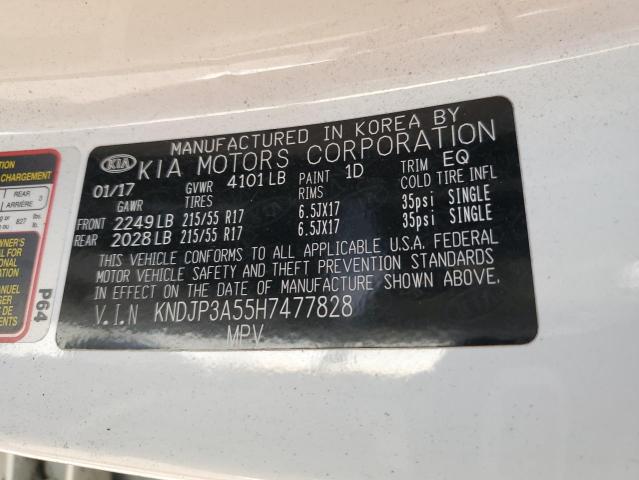 KNDJP3A55H7477828 KIA SOUL +