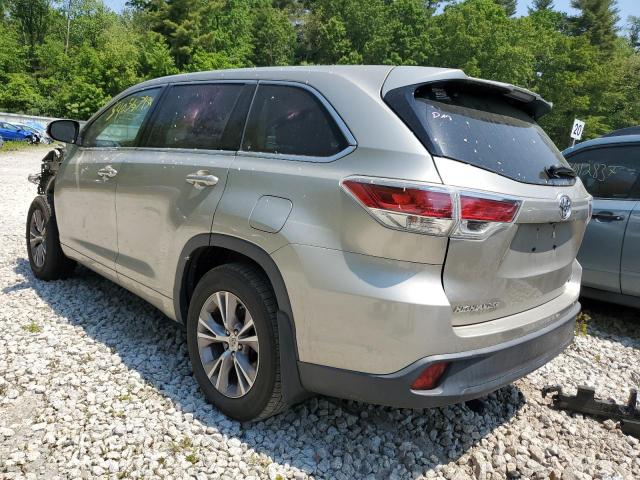 VIN 5TDBKRFH9ES043521 2014 Toyota Highlander, LE no.2