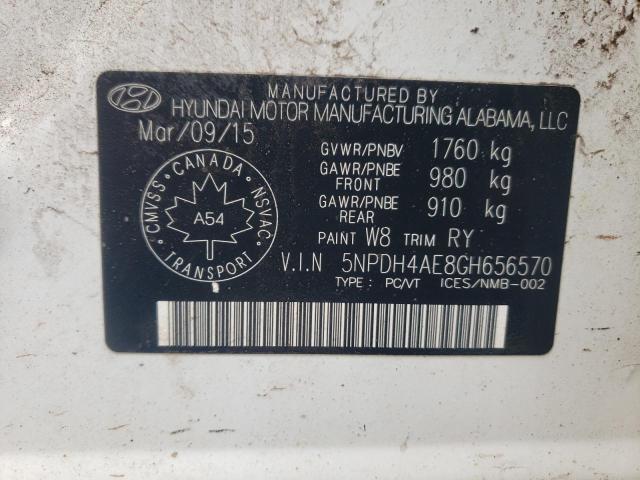 2016 HYUNDAI ELANTRA SE - 5NPDH4AE8GH656570