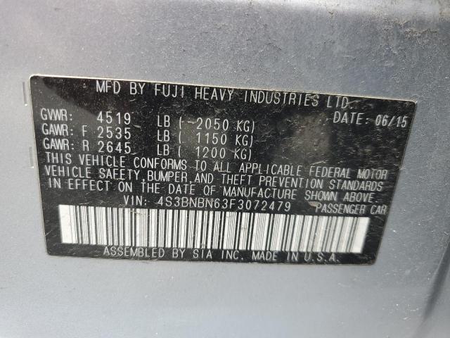 4S3BNBN63F3072479 Subaru Legacy 2.5i Limited