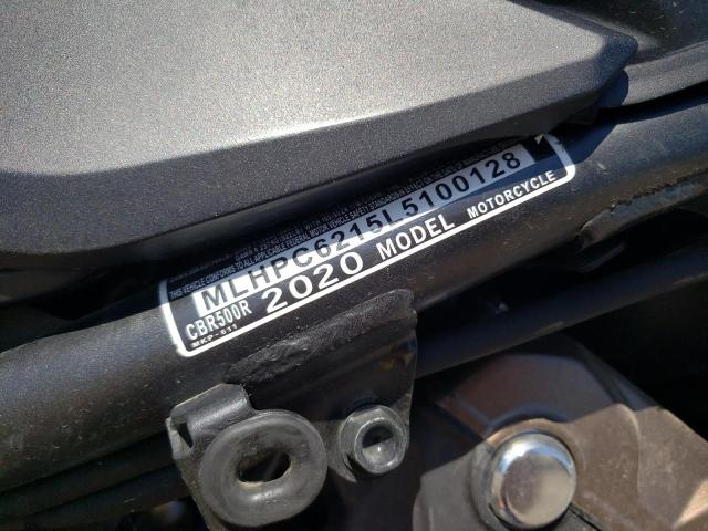 2020 HONDA CBR500 R MLHPC6215L5100128