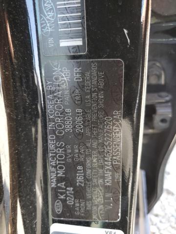 KNAFX4A62E5227620 KIA FORTE LX
