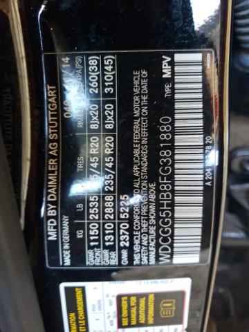 WDCGG5HB8FG381880 Mercedes-Benz GLK 350
