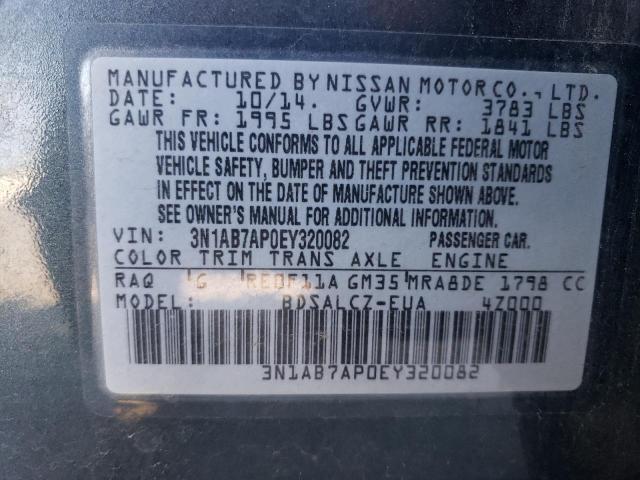 3N1AB7AP0EY320082 Nissan SENTRA S