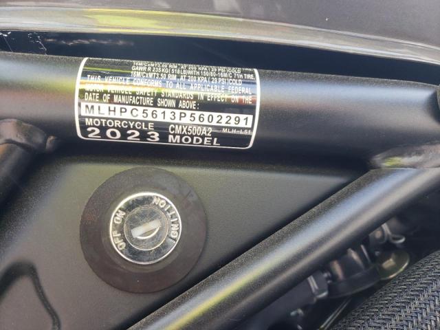 2023 HONDA CMX500 MLHPC5613P5602291