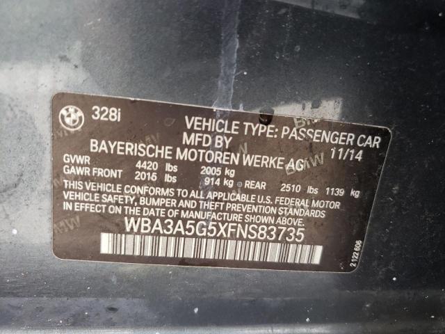 2015 BMW 328 I - WBA3A5G5XFNS83735