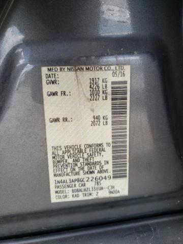 1N4AL3AP8GC226049 Nissan ALTIMA 2.5