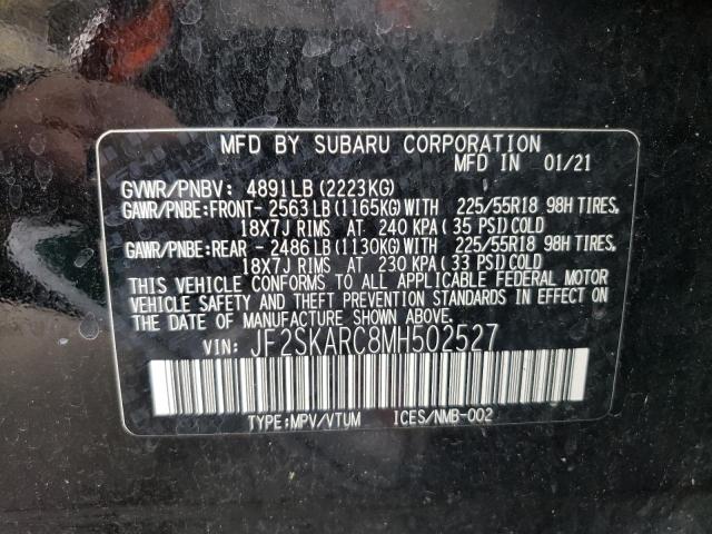 JF2SKARC8MH502527 Subaru Forester Sport
