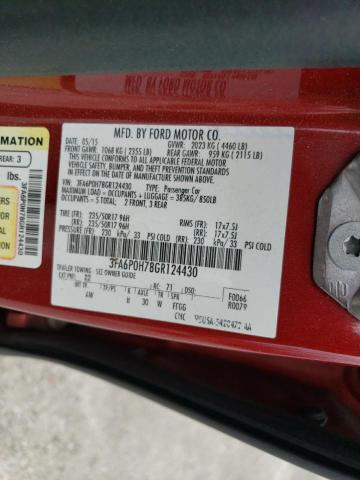 3FA6P0H78GR124430 Ford FUSION SE