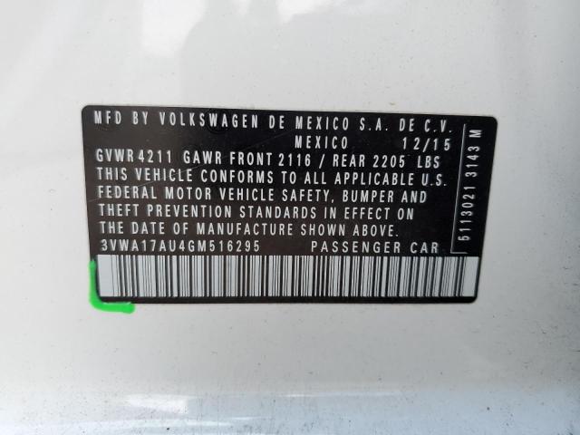2016 VOLKSWAGEN GOLF SPORT - 3VWA17AU4GM516295