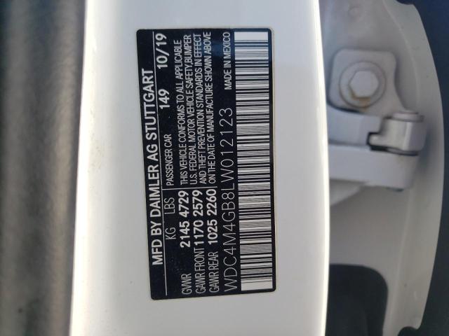 WDC4M4GB8LW012123 Mercedes-Benz GLB 250