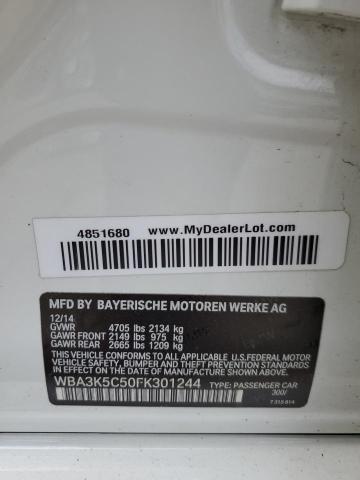 2015 BMW 328 D XDRI - WBA3K5C50FK301244