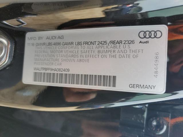 2017 AUDI A3 E-TRON - WAUTPBFF9HA082409