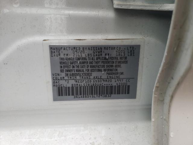 3N1AB8DV5LY293832 Nissan SENTRA SR