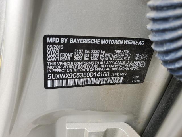 5UXWX9C53E0D14168 2014 BMW X3, photo no. 13