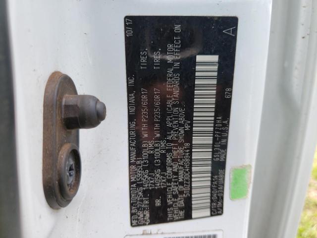 5TDZZ3DC4HS894418 Toyota SIENNA