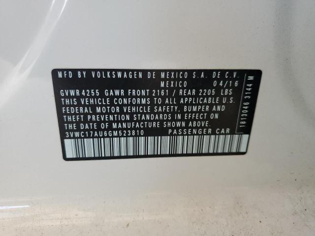 2016 VOLKSWAGEN GOLF SPORT - 3VWC17AU6GM523810