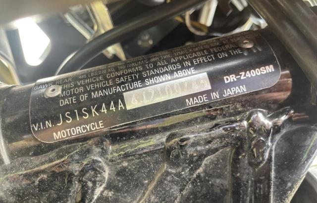 2018 SUZUKI DR-Z400 SM - JS1SK44A4J2100745