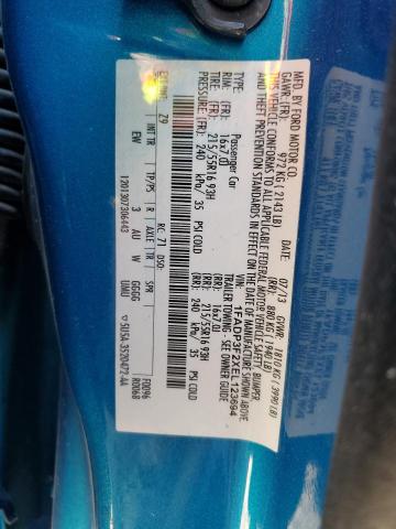 1FADP3F2XEL123694 Ford FOCUS SE