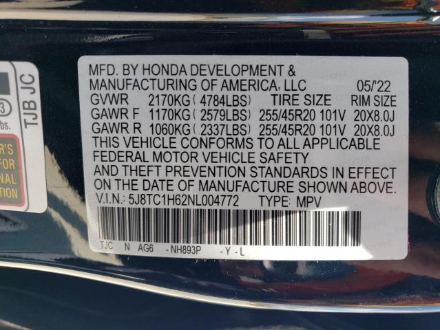 2022 ACURA RDX A-SPEC - 5J8TC1H62NL004772