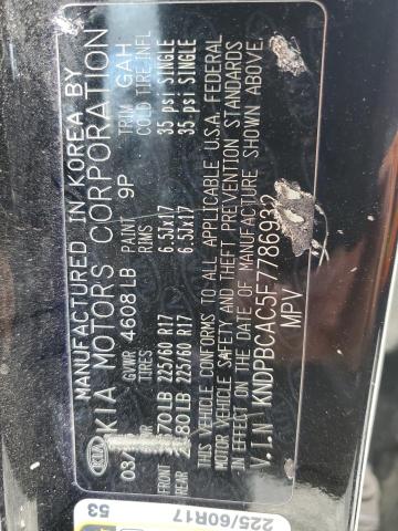 KNDPBCAC5F7786932 KIA Sportage Lx