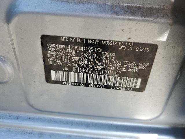 JF1GPAW66FH301562 Subaru Impreza Sport Limited
